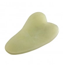Gua Sha -hierontakivi, jadeiitti, vihreä
