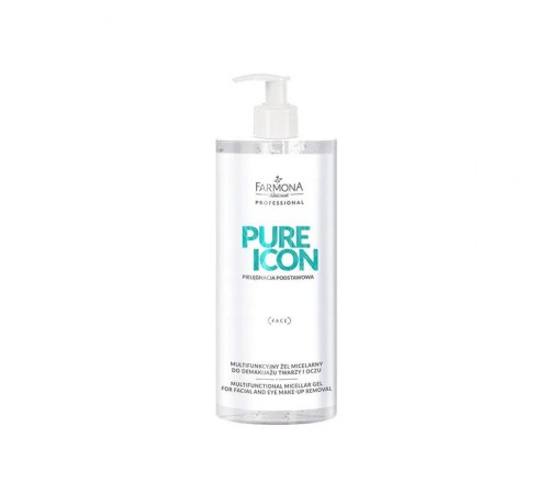 FARMONA PURE ICON Micellar Cleansing Gel for Face and Eye Makeup Removal 500 ml