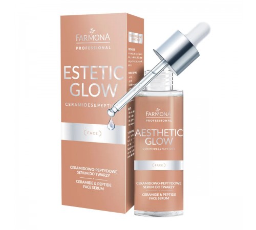 Face Serum FARMONA Aesthetic Glow with Ceramides and Peptides, 30 ml