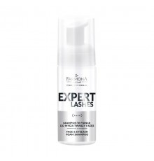 Puhdistusvaahto kasvoille ja ripsille FARMONA Expert Lashes, 100 ml