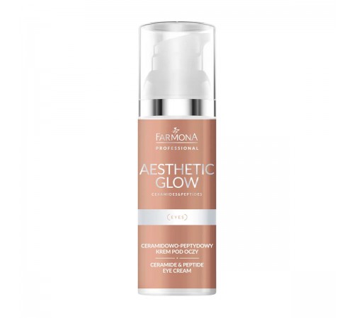 Silmänympärysvoide FARMONA Aesthetic Glow, keramidit ja peptidit, 50 ml