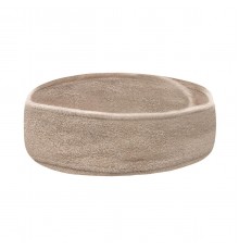 Terry Headband with Hook-and-Loop Fastening, Beige