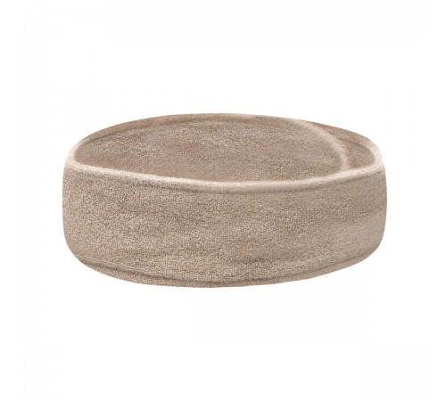 Beige Terry Headband for Facials and Makeup