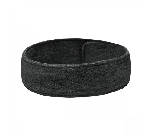 Graphite Grey Terry Headband for Facials and Makeup