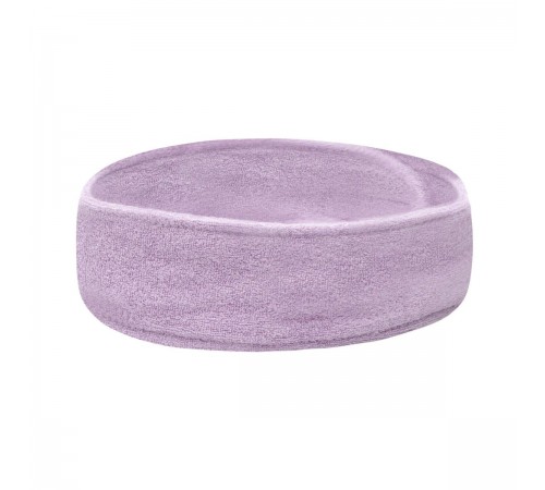 Purple Terry Headband for Facials and Makeup