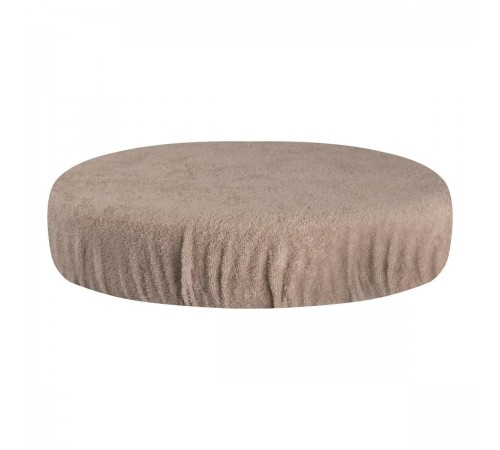 Beige Terry Seat Cover for Salon Stools