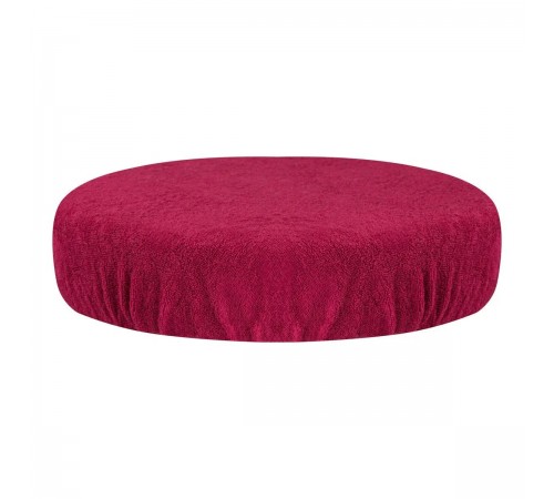 Fuchsia Terry Seat Cover for Salon Stools