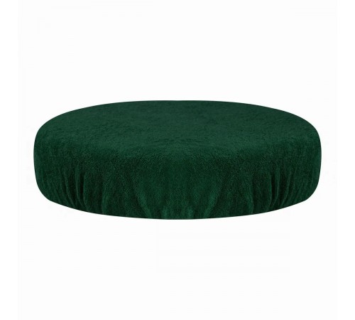 Bottle Green Terry Seat Cover for Salon Stools