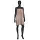 Dark Beige Terry Spa Wrap with Adjustable Fastening