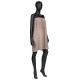 Dark Beige Terry Spa Wrap with Adjustable Fastening