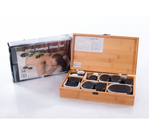 Kuumakivet / Hot stone kivet, 60 kpl. 