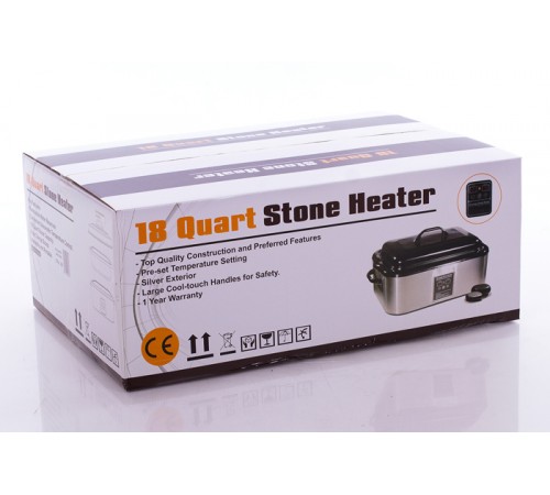 Kivilämmitin hot stone hierontaan, 18 L