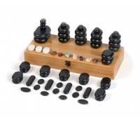 Hot Stone Therapy – Professional Set of 64 Stones.
