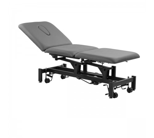 Kolmiosainen hydraulinen hierontapöytä – BALANCE SOLIDUM 3, harmaa