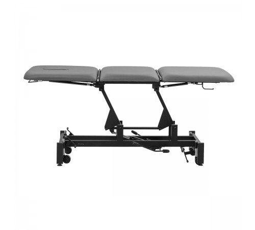 Kolmiosainen hydraulinen hierontapöytä – BALANCE SOLIDUM 3, harmaa