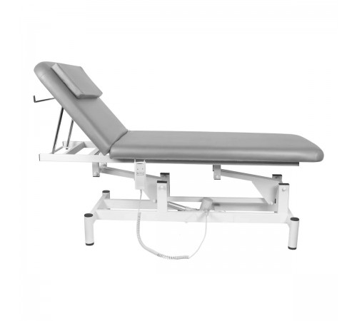 Electric Massage Table with Adjustable Backrest – SILLON 079, Grey