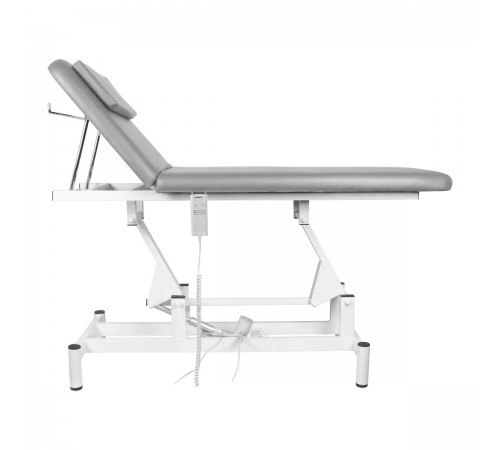 Electric Massage Table with Adjustable Backrest – SILLON 079, Grey