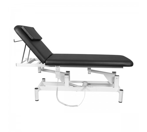 Electric Massage Table with Adjustable Backrest – SILLON 790, Black