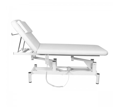 Electric Massage Table with Adjustable Backrest – SILLON 790, White