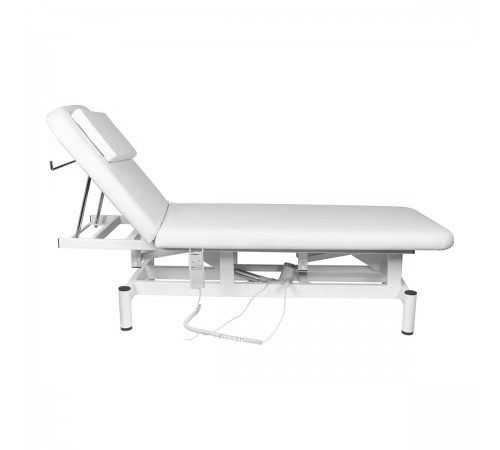Electric Massage Table with Adjustable Backrest – SILLON 790, White