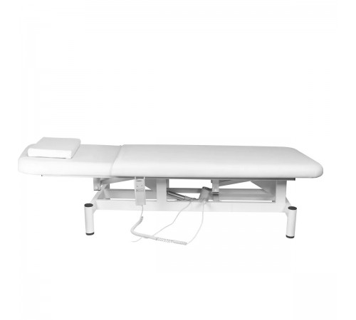 Electric Massage Table with Adjustable Backrest – SILLON 790, White