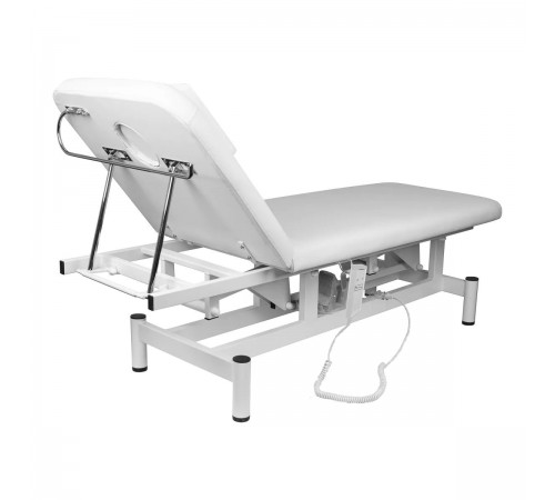 Electric Massage Table with Adjustable Backrest – SILLON 790, White