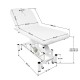 Electric 2-section therapy table