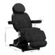 Cosmetology chair SILLON CLASSIC, 3 motors, black