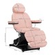 Cosmetology chair SILLON CLASSIC, 3 motors, pink / black