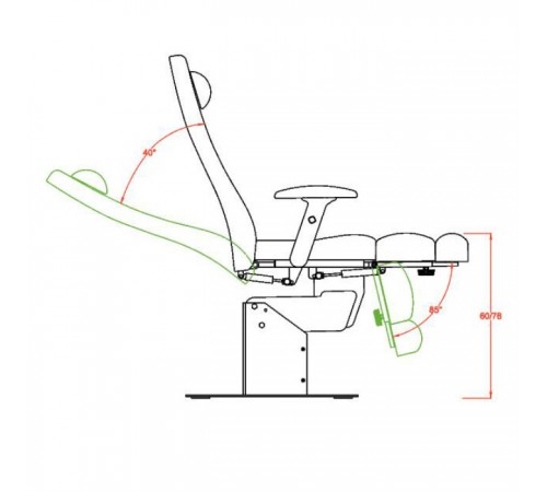 Jalkahoitotuoli EXTENS