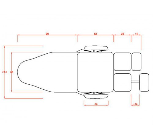 Jalkahoitotuoli EXTENS