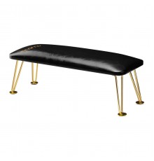 MOMO 6-M Manicure Hand Rest, Black – Gold Legs