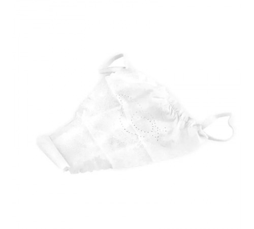 White Disposable Thongs for Hair Removal and Spray Tanning, 10 pcs