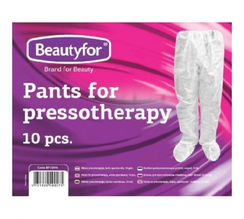 Disposable pants for pressotherapy, 10 pcs.