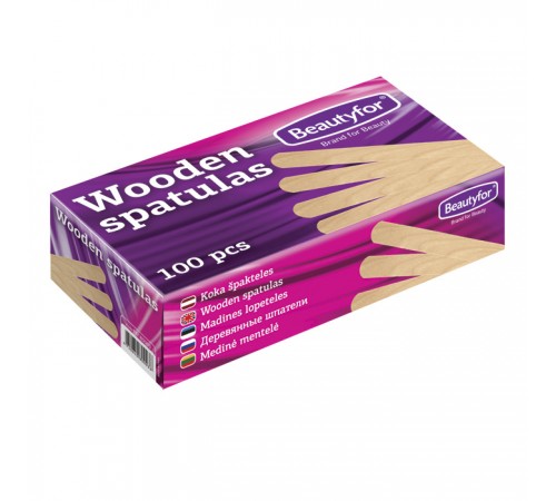 Wooden spatulas 100 pcs.