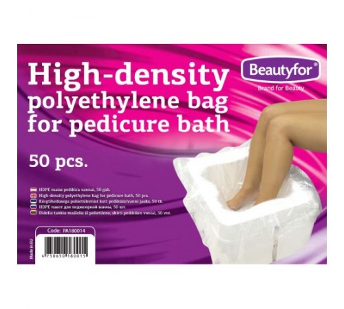 Polyethylene Bags for Pedicure Bath, 50 pcs