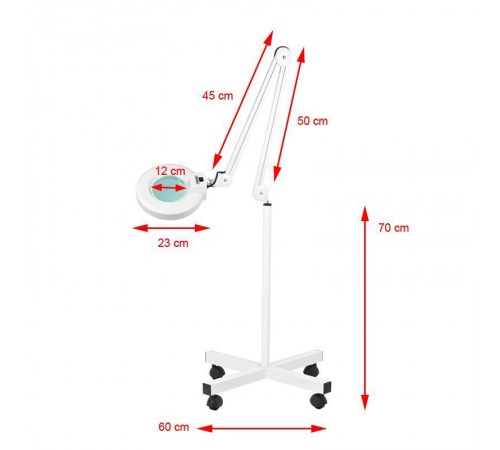 Led Magnifier Lamp S4 with stand