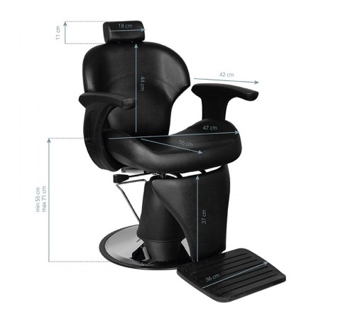 Barber chair Gabbiano Igor