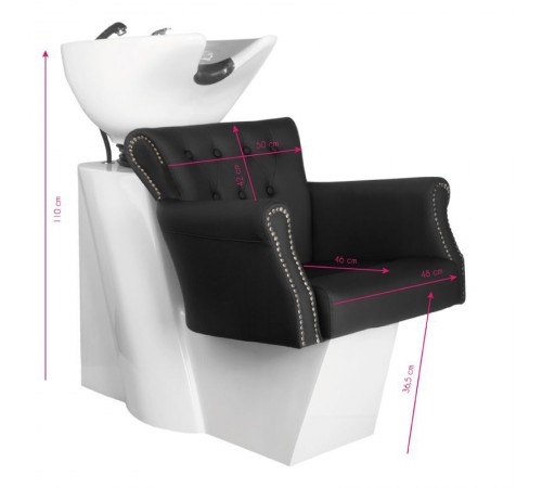 Pesupaikka HAIR SYSTEM BER musta/valkoinen