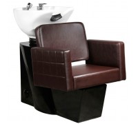 Washing unit ESTELLE ruskea/musta
