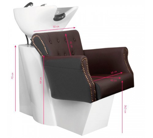 Pesupaikka HAIR SYSTEM BER ruskea/valkoinen