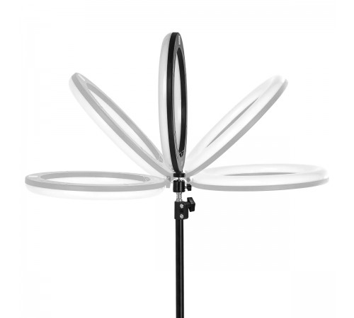 Rengasvalo jalustalla GLOW 13" RGB bsc 10W