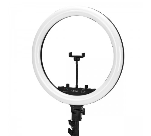 Rengasvalo jalustalla GLOW 18" RGB bsc 45W