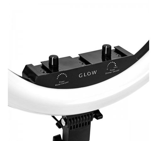 Rengasvalo jalustalla GLOW 18" 45W