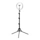 Rengasvalo jalustalla GLOW 10" 10W