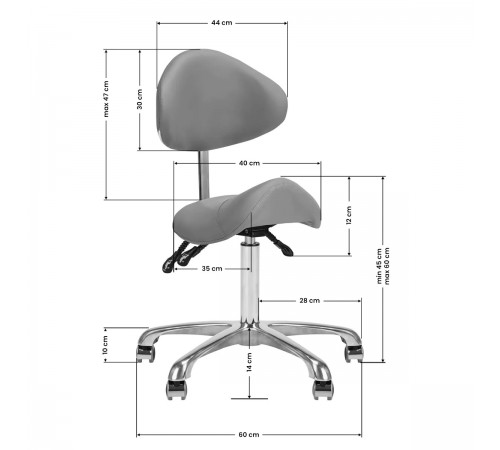 Satulatuoli EXPERT GREY