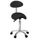 Saddle stool ORGANIC PLUS BLACK