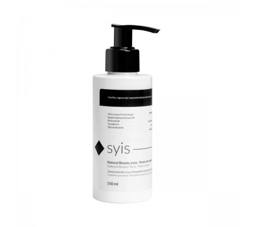 Kosteuttava kasvovoide SYIS Natural Beauty Yuzu 150 ml