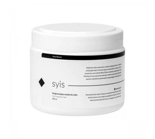 Lämmittävä vartalonaamio SYIS Heat Bloom 500 ml