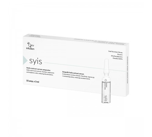 Uudistavat etanaseerumiampullit SYIS Helix Extract 10 × 3 ml